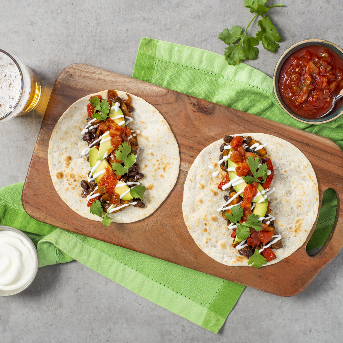 Tostitos® Easy Vegetarian Fajitas | FLVR-image
