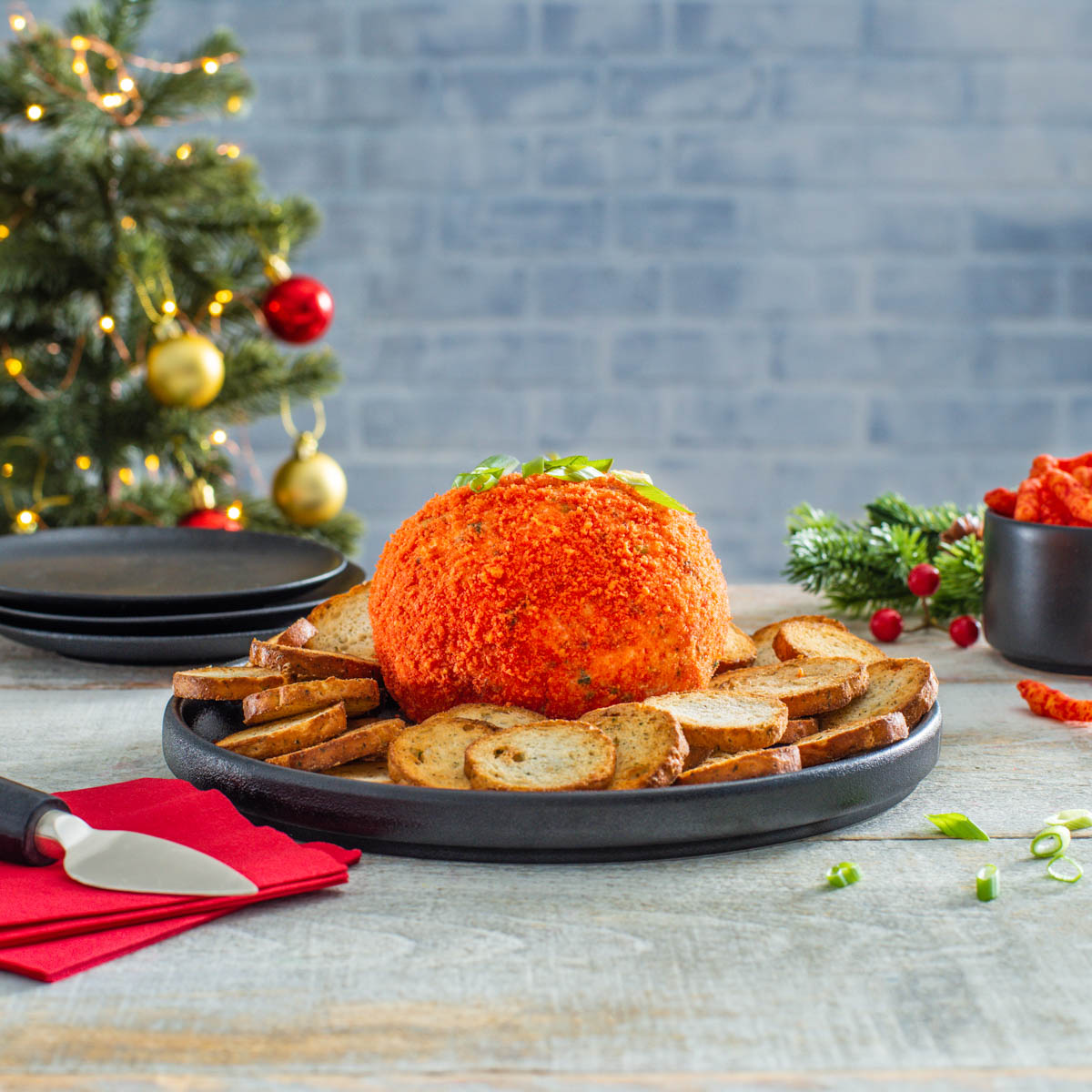CHEETOS® FLAMIN HOT® Bacon Ranch Cheese Ball | FLVR