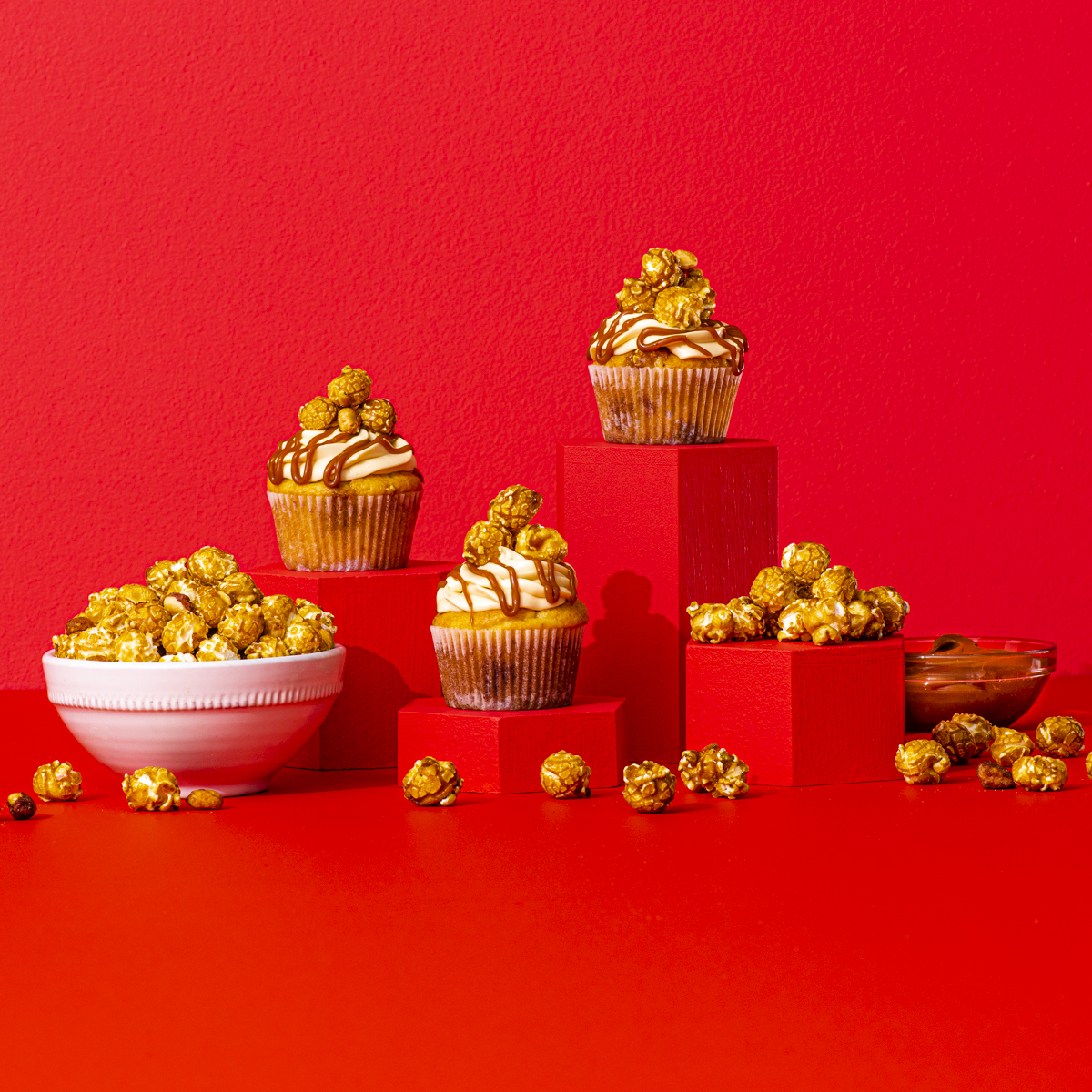 CRACKER JACK® Salted Caramel Cupcakes | FLVR