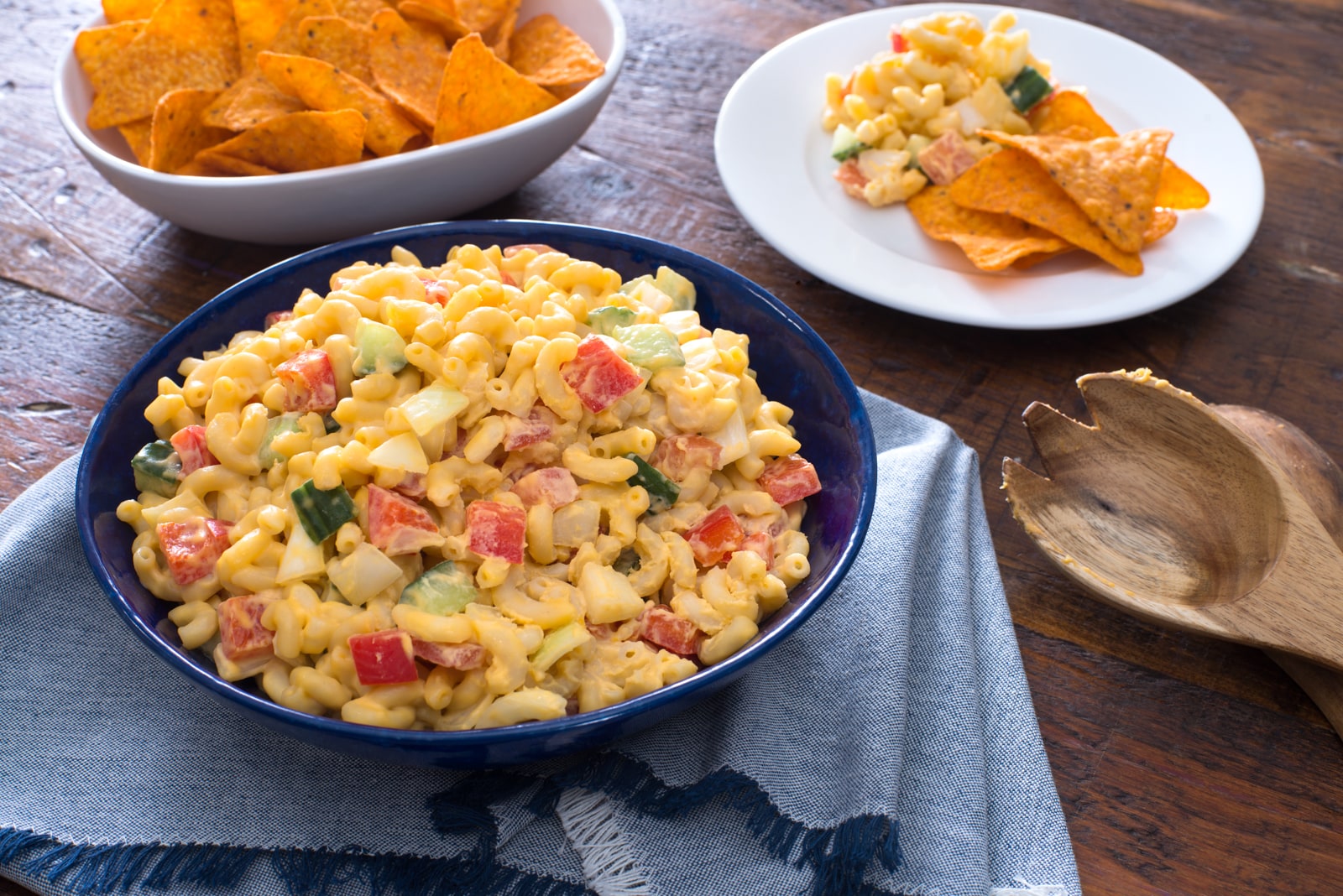 Cheesy Veggie Macaroni Salad | FLVR