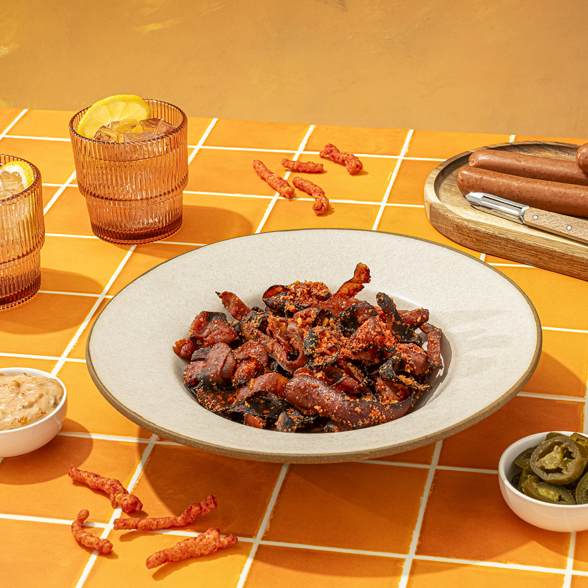 CHEETOS® FLAMIN HOT® Air Fryer Hot Dog Chips | FLVR