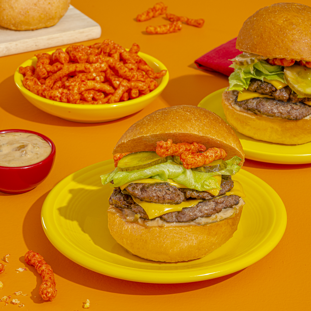 CHEETOS® FLAMIN HOT® Smash Burger | FLVR