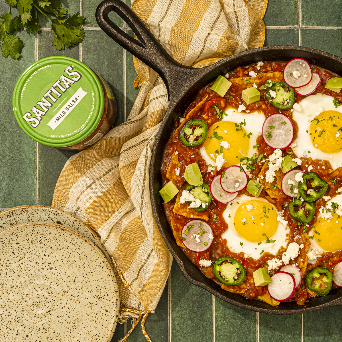 Chilaquiles-Inspired Shakshuka | FLVR