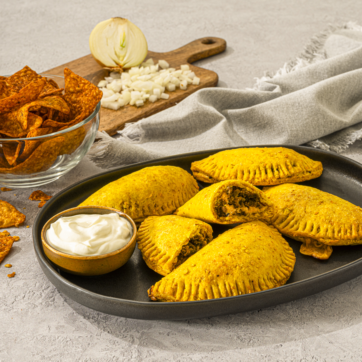 DORITOS® BBQ Crusted Jamaican Beef Patty | FLVR