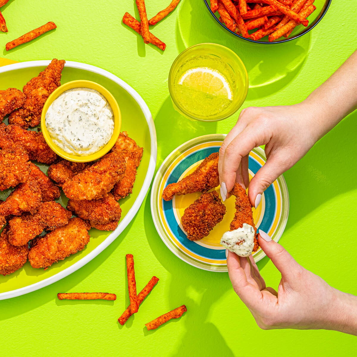 DORITOS® DINAMITA® Spicy Boneless Chicken Wings | FLVR