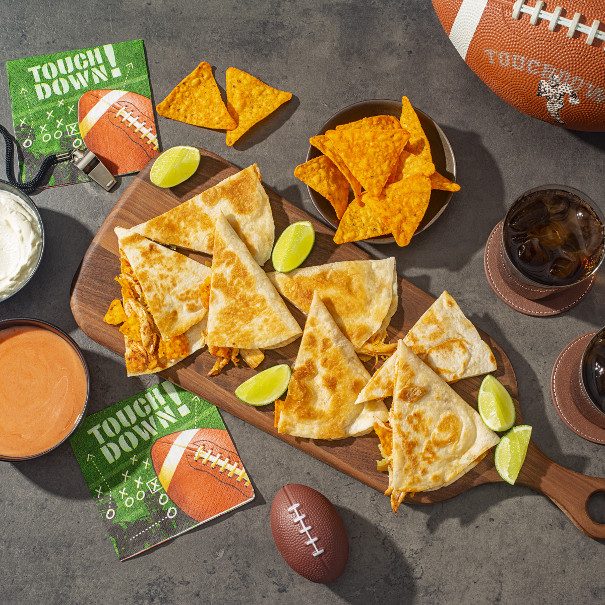 DORITOS® FLAMIN HOT® Chicken Quesadillas | FLVR