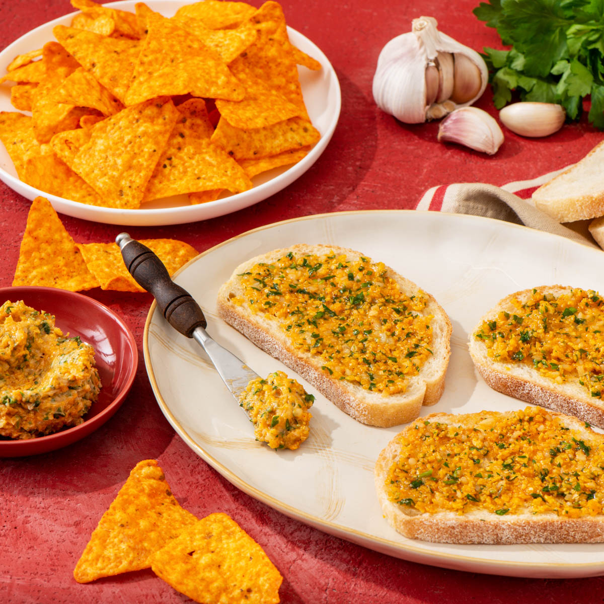 DORITOS® Garlic Herb Butter on Toast | FLVR