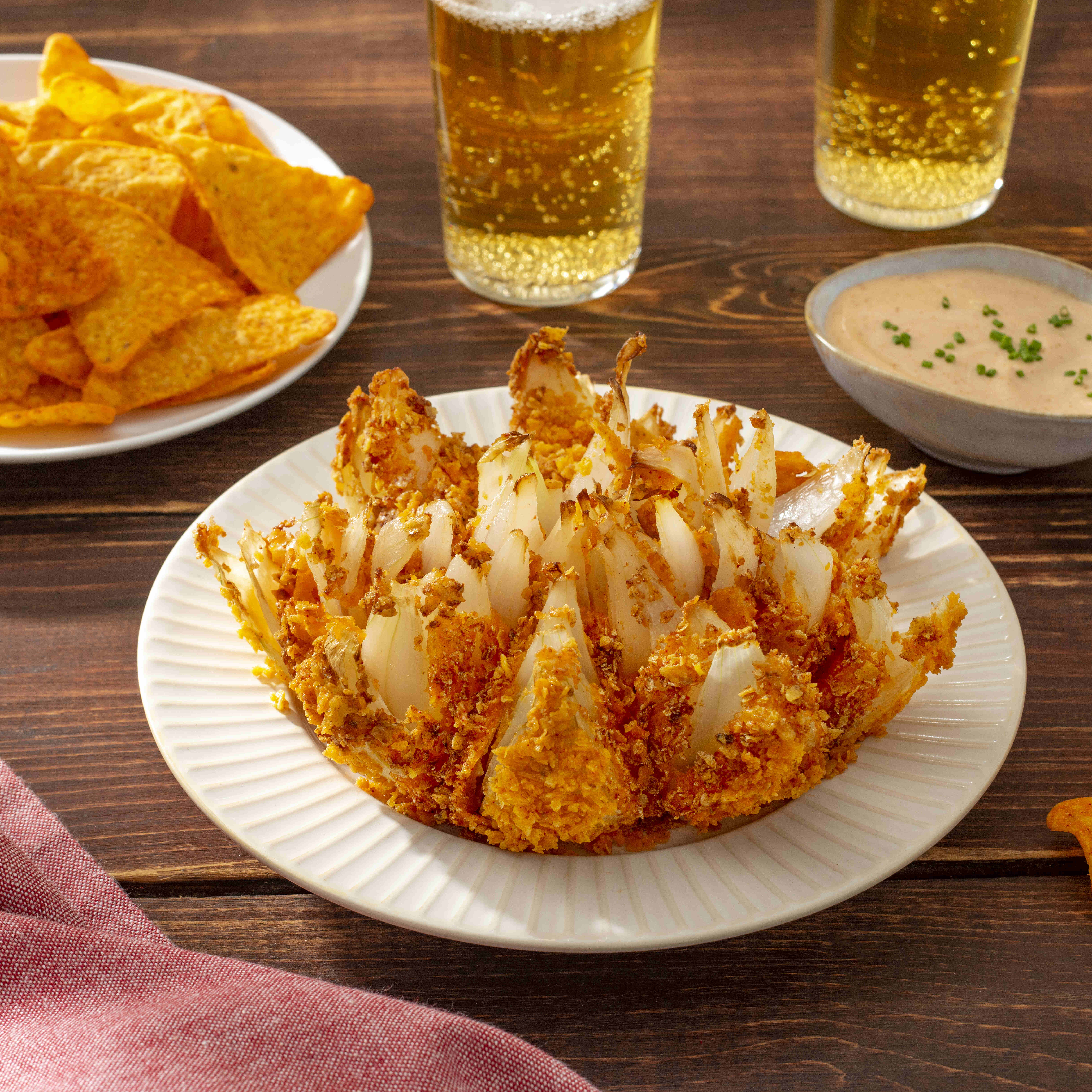 DORITOS® Nacho Cheese Blooming Onions | FLVR