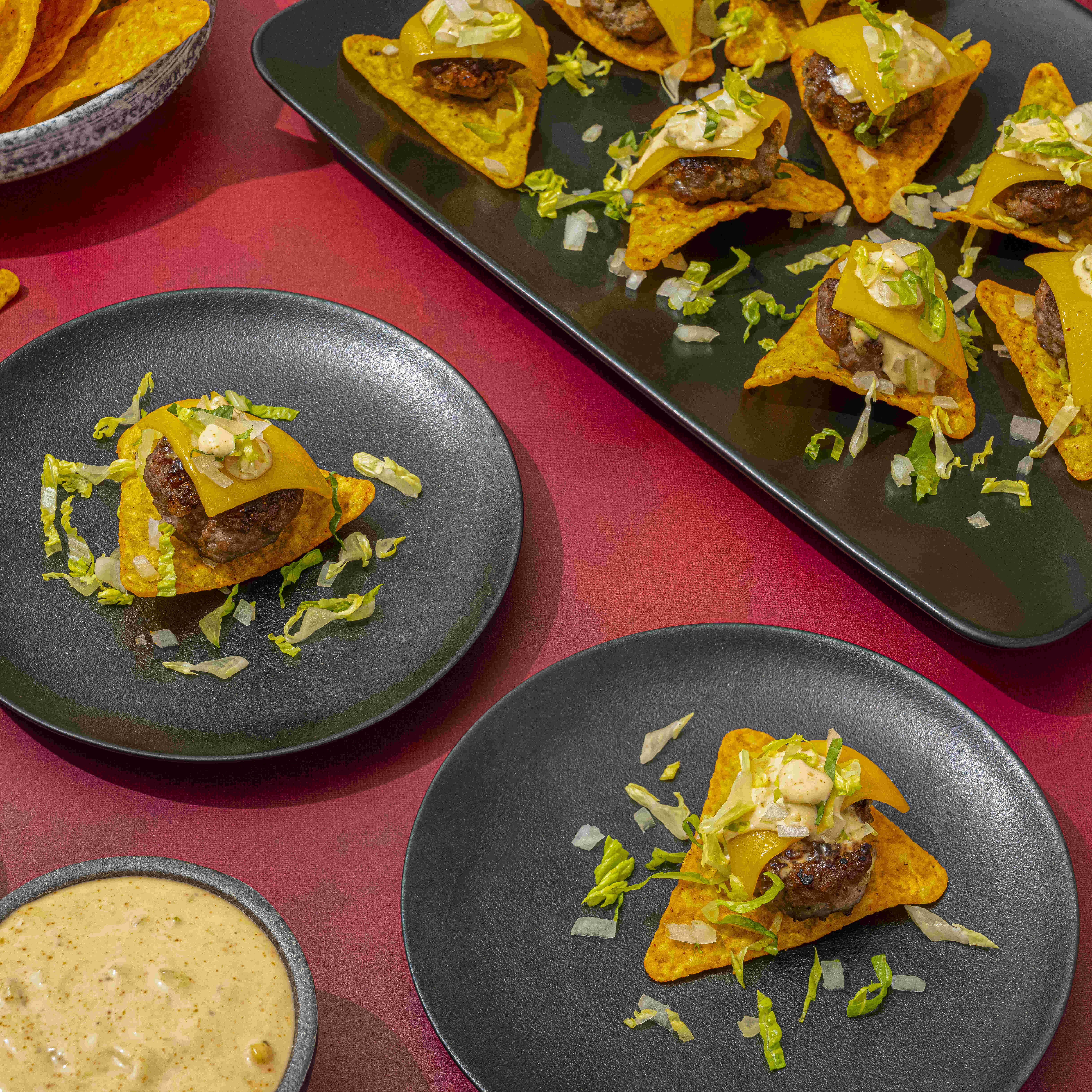 DORITOS® One-Bite Cheeseburgers | FLVR