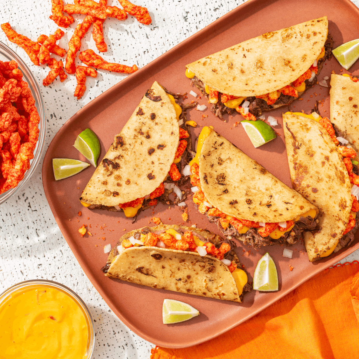 CHEETOS® FLAMIN HOT® Quesatacos | FLVR
