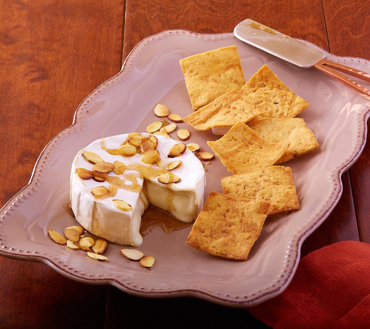 Honey Almond Baked Brie Flvr