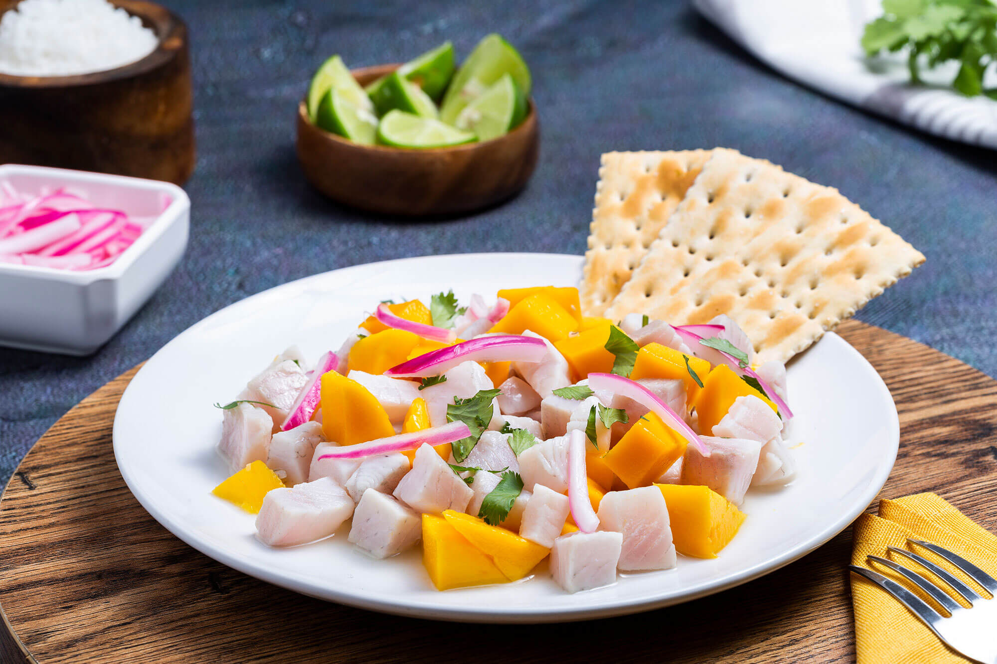 Trout Warm Ceviche with Saladitas® | FLVR