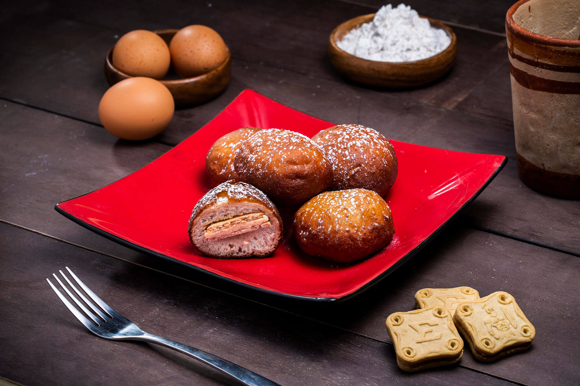 EmperadorÂ® Stuffed Donut Holes | FLVR