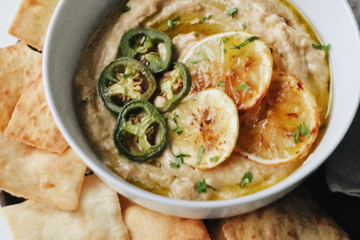 Roasted Jalapeño Hummus | FLVR