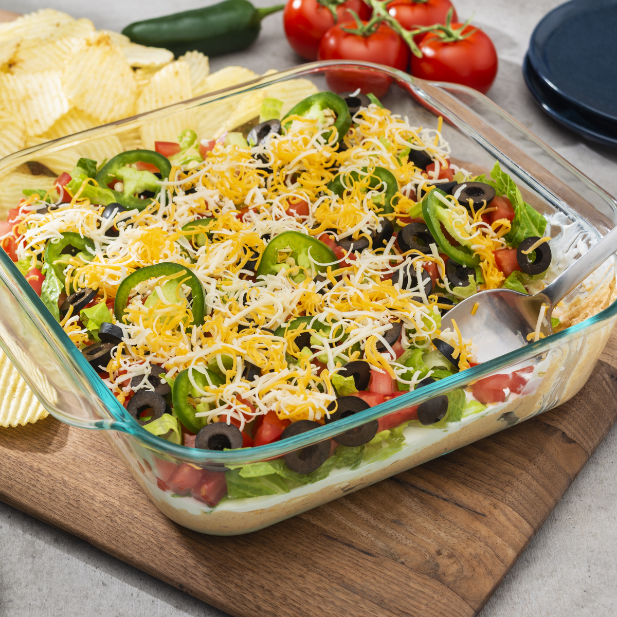 RUFFLES® Easy Taco Dip | FLVR