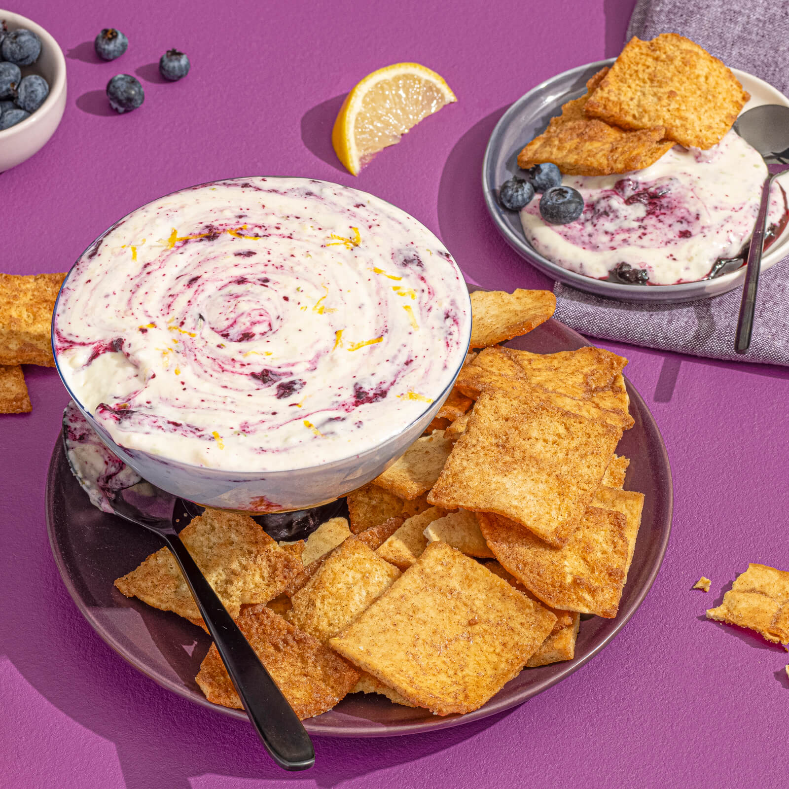 Stacys® Lemon Blueberry Cheesecake Dip | FLVR