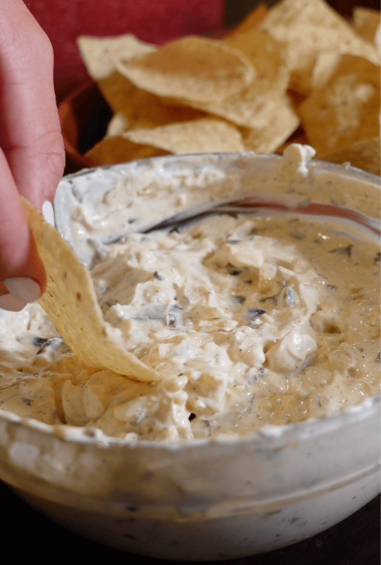 TOSTITOSÂ® Creamy Charred Corn and Poblano Dip | FLVR