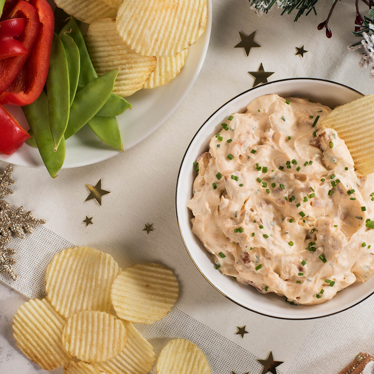 Smoked Bacon, Cheddar and Chive Dip | FLVR