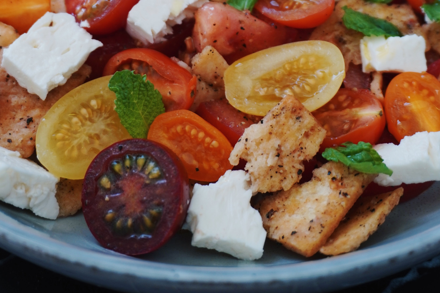 Crunchy Tomato Salad | FLVR