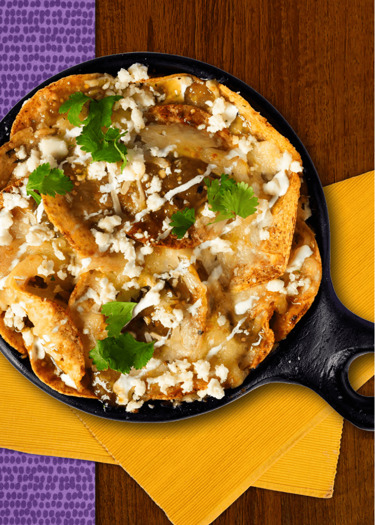 TOSTITOS® Salsa Verde Chilaquiles Skillet | FLVR